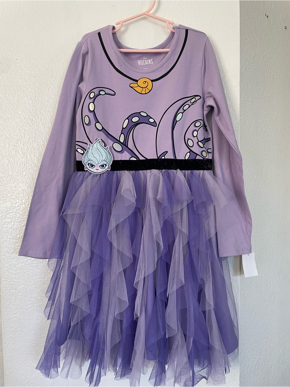 Disney Villains - Ursula Kids Purple Octopus Tulle Costume Dress